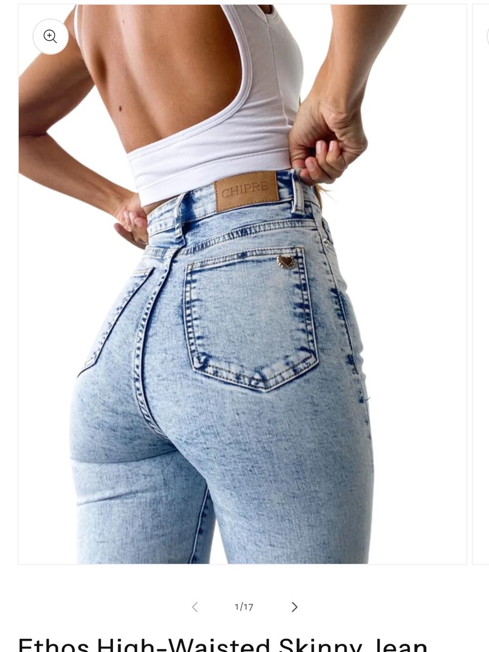 Chipre Ethos High Waisted Skinny Jeans